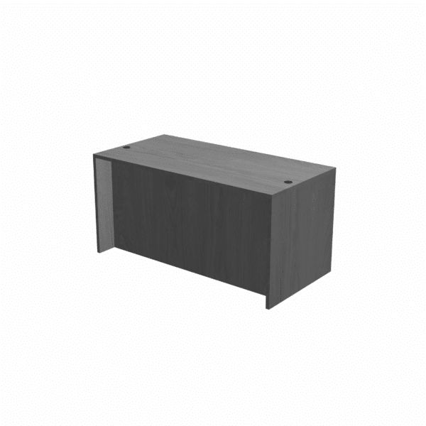 Ultra Gray Oak Laminate Desk Shell, 60" x 30", OFD-103
