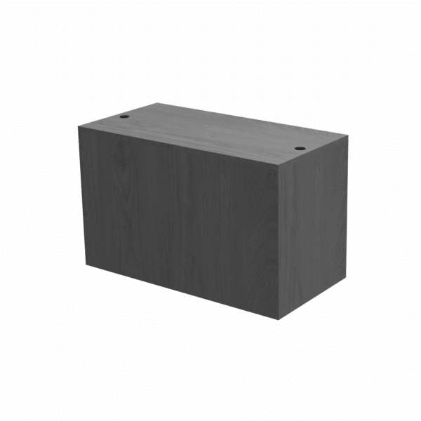 Ultra Gray Oak Laminate Desk Shell, 47" x 24", OFD-104