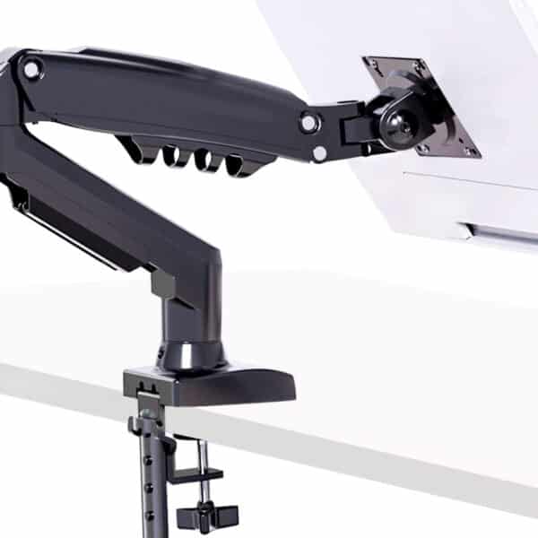 Stretch Series Single Monitor Arm, Spring Assist Lift, Black OFD301BLK