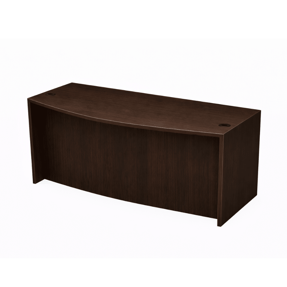 Untitled design - 2026-02-09T135703.110 Ultra Laminate Bow Top Desk Shell, 71"x41"x29" OFD-189 - Image 1