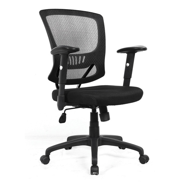 MI-4102-3 - Mesh Back & Seat Locking Tilt Task Chair - Black - Office ...