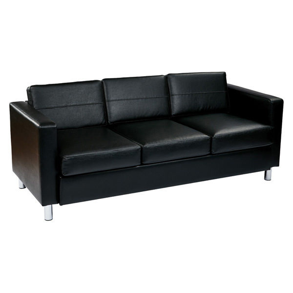 Ofd903 Antimicrobial Faux Leather Sofa, Leather Office Furniture Sofa